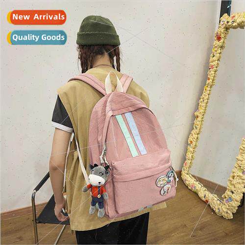 new shoulder bag female Korean tide campus junior schoolbag