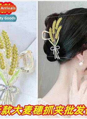 New Chinese metal barley spike grab clip summer gold shark c