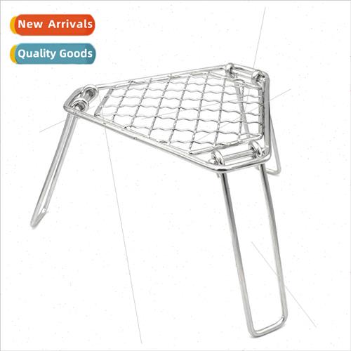 Outdoor portable onePCS triangular barbecue grill picnic fol