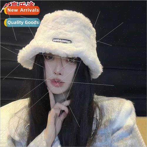 Rabb hair fisherman hat children fall Korean  nd warm ear pr