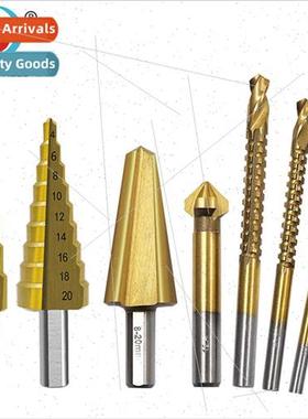 HSS step drill 7pcs reaming drill b set tanium plated umbrel