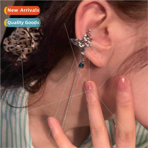 New painless will not fall out sense ear bone clip whout ear