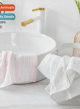 Cotton  Gauze Square Towel Color Spun Gauze Cross Cut Square