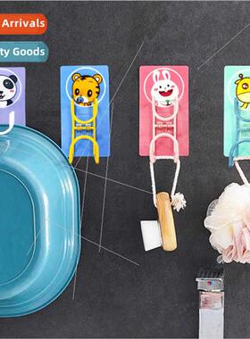 No-hole basin rack cartoon bathroom shelf bathroom strong st