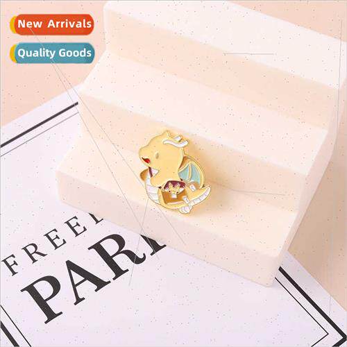New animal series alloy jewelry cartoon cute fire dragon sha