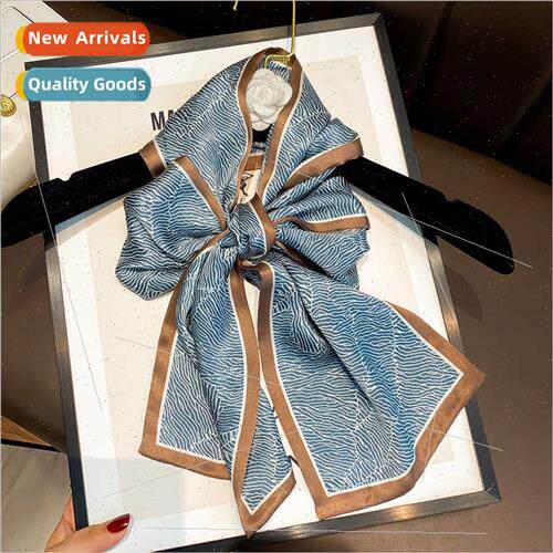 New temperament rock textured silk scarf female mulberry sil