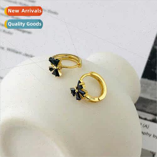 s925 silver earrings fashion diamond butterfly earrings fema