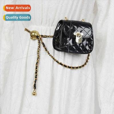 Korea new mini small bag dress waist chain female fanny pack
