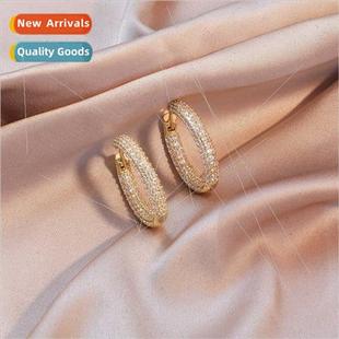 earrings full diamond Europe radiant zirconia earri shiny