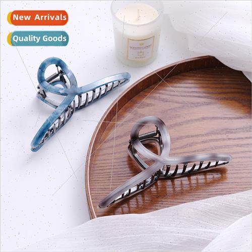 Oversized Acetate Grab Clip Hair Volume Back Head Plate Hair