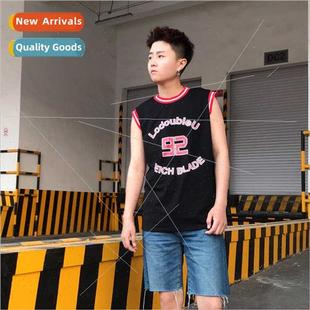 Kan sleeve les new hand sleeveless long shoulder Summer wide