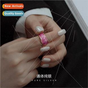 Garden Vintage Women lver che Ring Monet Enamel S925 terary