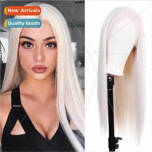 Europe wigs front lace long chemical fiber wigs full head se