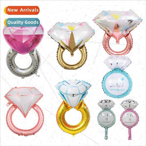 Wedding wedding room proposal decoration diamond ring modell - 实物图