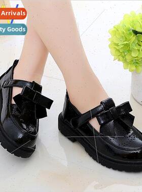 girls Kids baby black Formal leather shoes Shoe  Girl kid