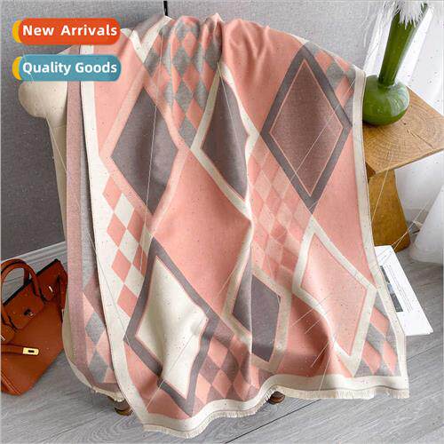 Winter new imation cashmere scarf Korean  simple wild thicke