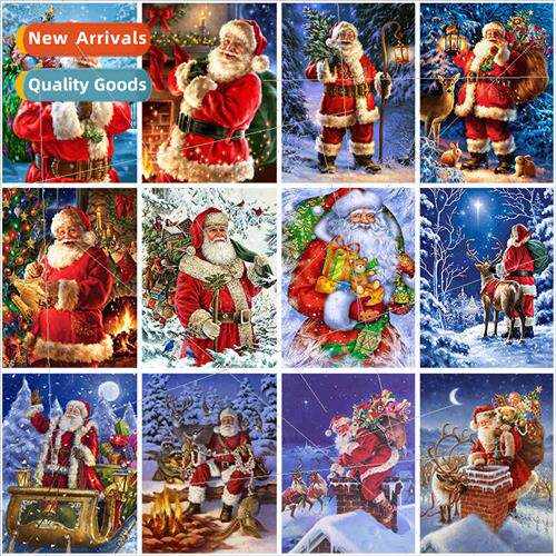 Christmas modern handmade paste diamond painting cross stch