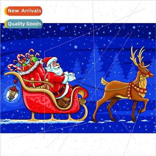 New handmade full diamond living room decoration painting Ch