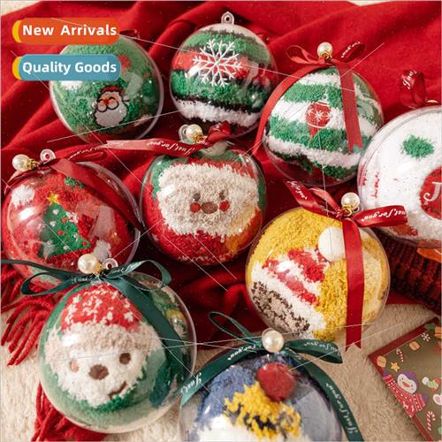Christmas ball socks package good shipping coral velvet padd