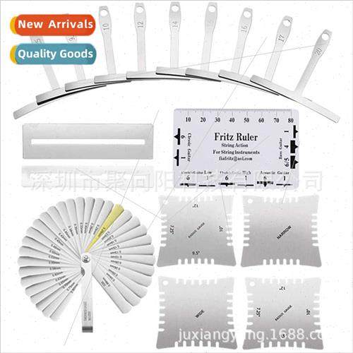 Guar Measuring Repair Sanding Tools 8 in 1 String Pch Ruler