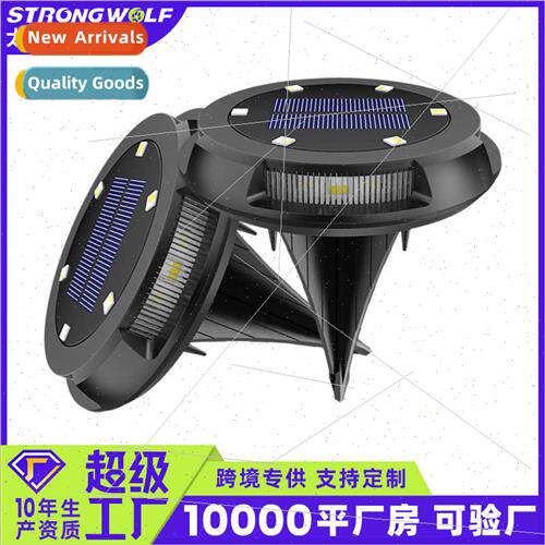 New solar LED buried lights outdoor waterproplastic garden d