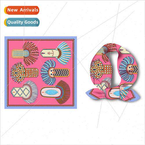 Small silk scarf female spring summer new travel travel suns