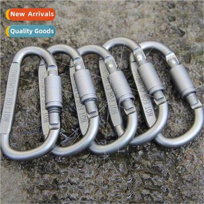 lver 6pcs D-shaped buckle mountaineering buckle thicker 8CM