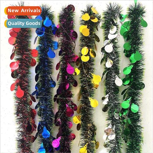 new Christmas wool strip dark green green edge 2 meters 9cm