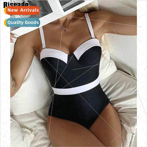 Swimwear Swimsu Women Swim su Bikini black Push Up  8