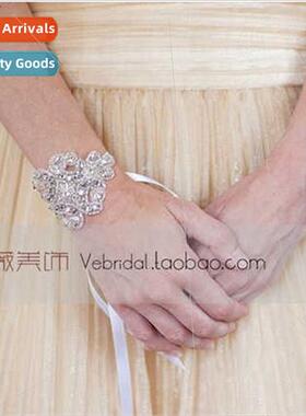 XI07 high-grade luxury rhinestone bridal bracelets wristband