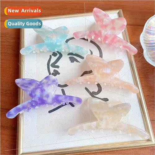 Korean hair clip elegant headdress hairpin back head metal g