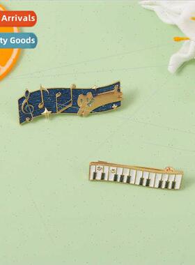 New creative music cat blue piano symbols personalised fashi