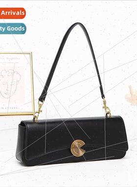 Cowhide Armp Bag new Premium Sense Tote Baguette Bag Female