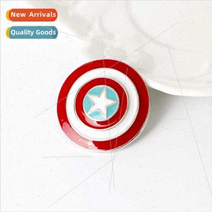 Hot on new  American jewelry Captain America Shield Clothing