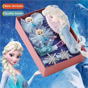 Princess Elsa Headdress Bow Cards Clip Children Hair