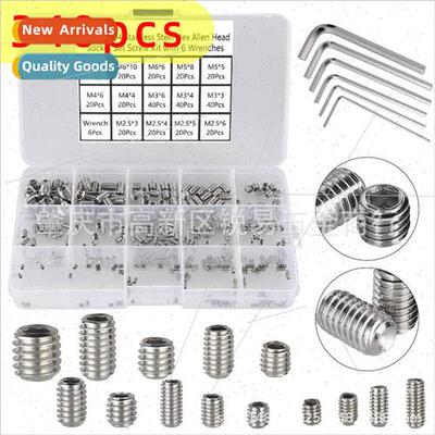 340pcs metric M2.5-M8 size 304 hexagon socket head cap screw