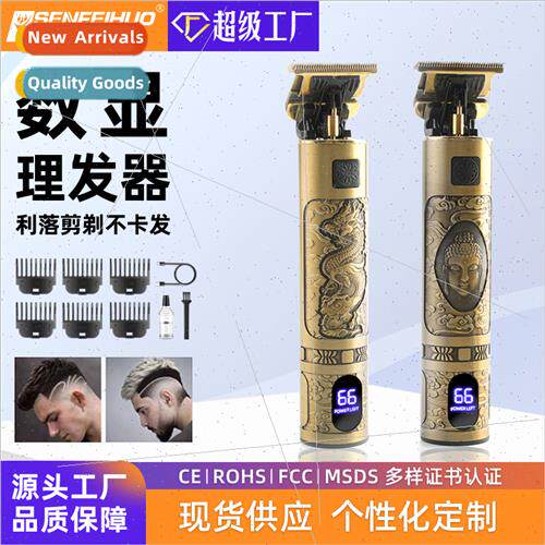 The new center control electric digal display barber oil hea