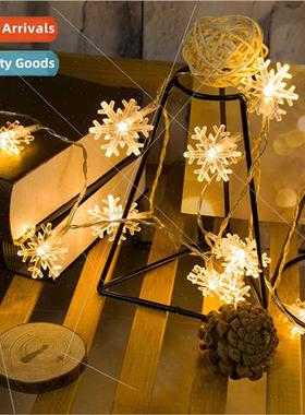insled snowflake modeling small colorful lights string light