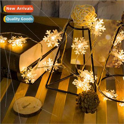 insled snowflake modeling small colorful lights string light