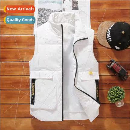 undershirt new shoulders 2020 vest  Korean  men warm jacket