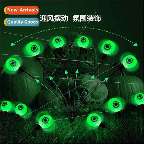 led solar eyeball lights Halloween ghost eye ground plug lig