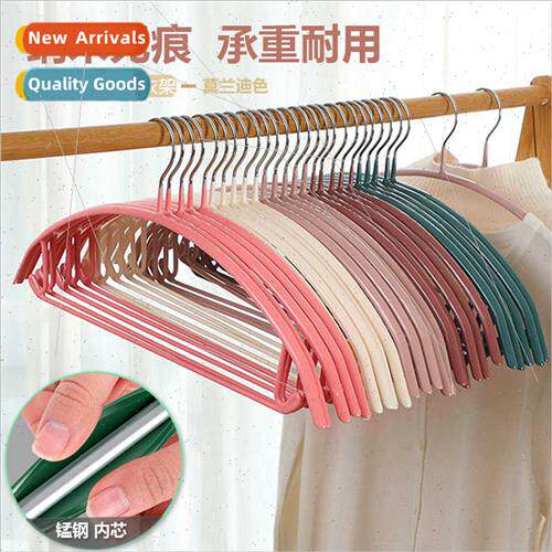 Stainless steel dip plastic coat rack household half round -