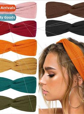 Europe Uned States striped headbhair bbow plush bundled hair