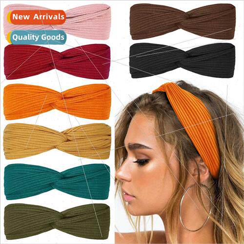 Europe Uned States striped headbhair bbow plush bundled hair