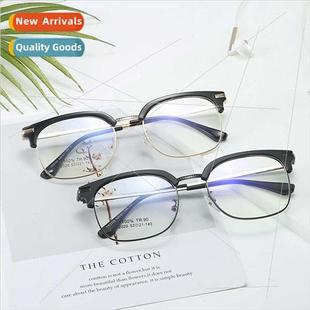 metal half frame A2020 frames TR90 eyeglasses Korean retro