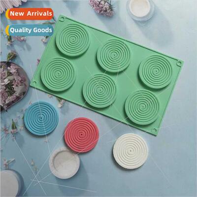 6 mosquo coils 272 cake chocolate silicone mold candy desser
