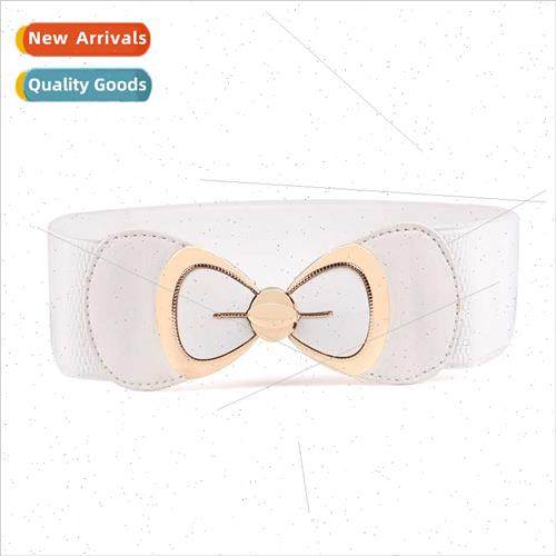 Dress Big Bow Corset Belt Europe Hundred Women Elastic Wide