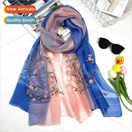s  mom new silk wool scarf women ~ mulberry silk flowers Ms.