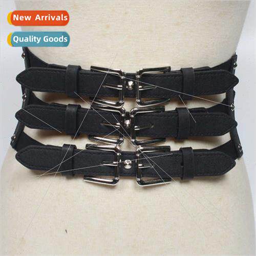 Fashion Hundreds Belt Elastic Waistband Female Wide Europe F