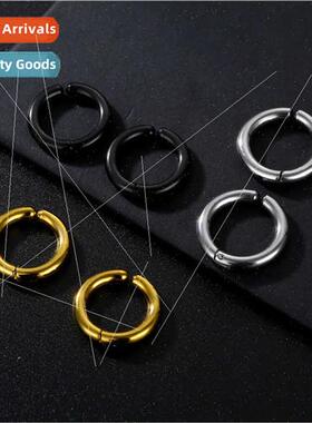 2021 Europe whout ear holes ear clip fashion simple tanium s